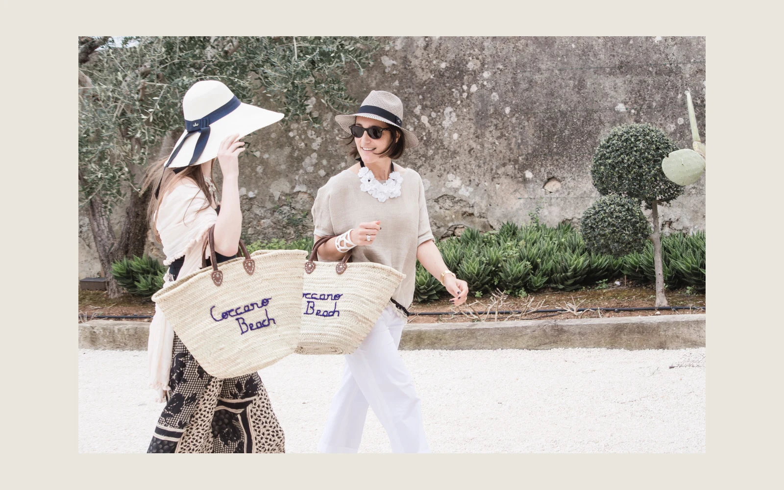 Guests wearing Panama hats during a private collaboration