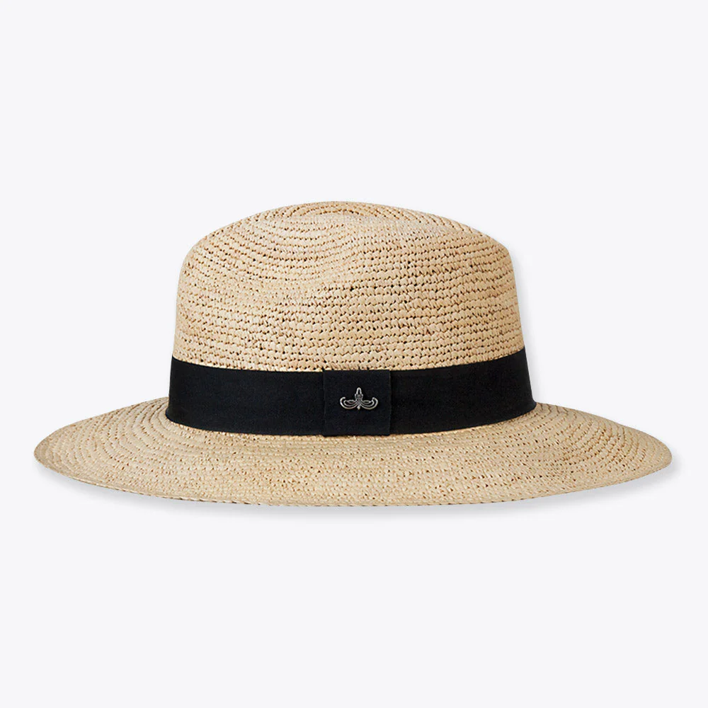 CROCHET - NATURAL - BLACK BAND - 2