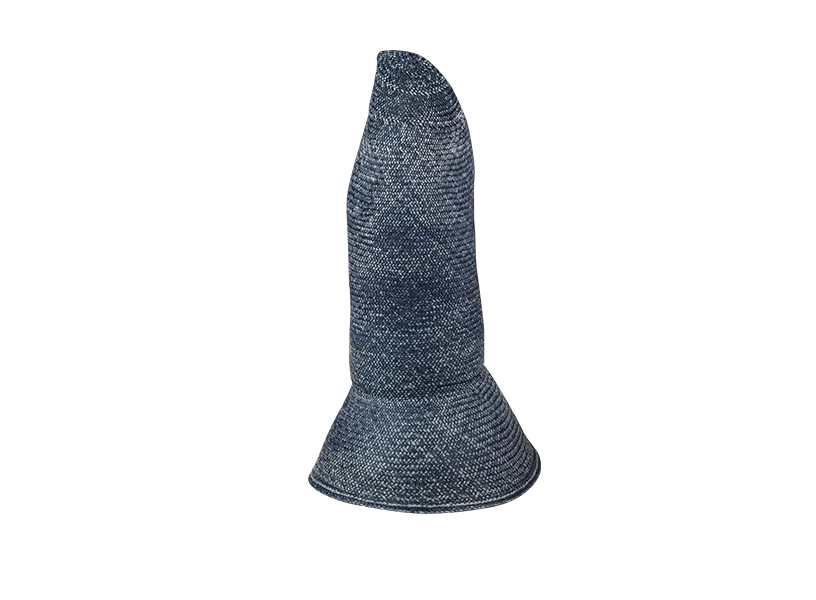 Cappello Fedora in Tessuto Denim Blu Scuro - 2