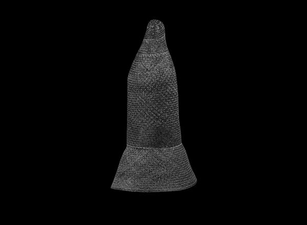 Cappello Fedora in Tessuto Grigio Scuro